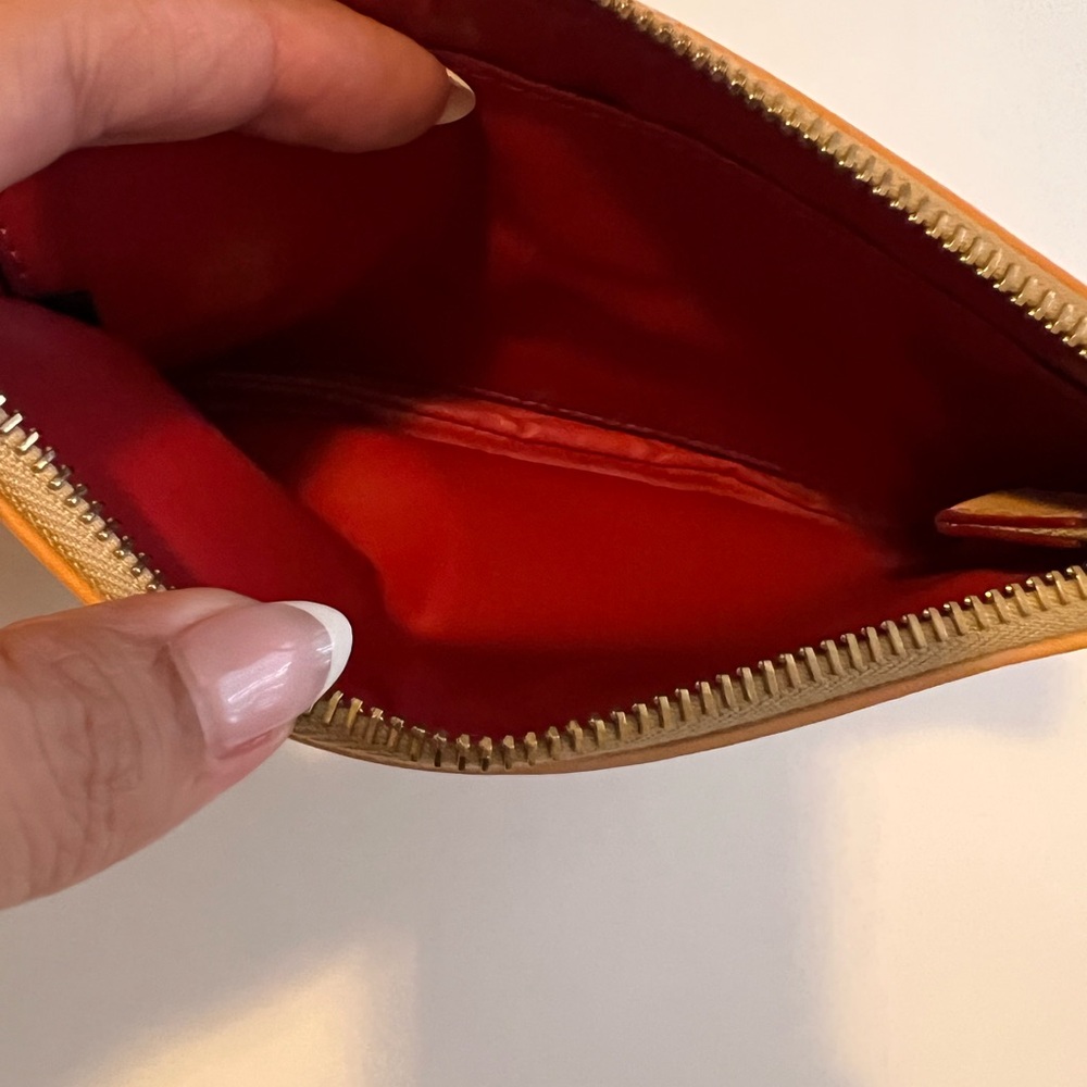 Dooney & Bourke Brown and Gold Wristlet - Picture 6 of 6
